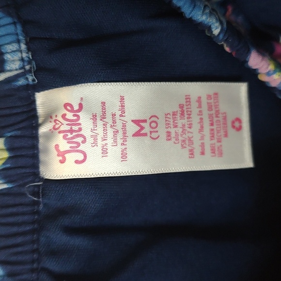 NWT JUSTICE Floral Maxi Dress - Picture 4 of 5